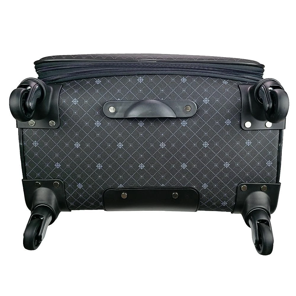 Mala de viagem grande munique preto 77cm rodas giro 360º
