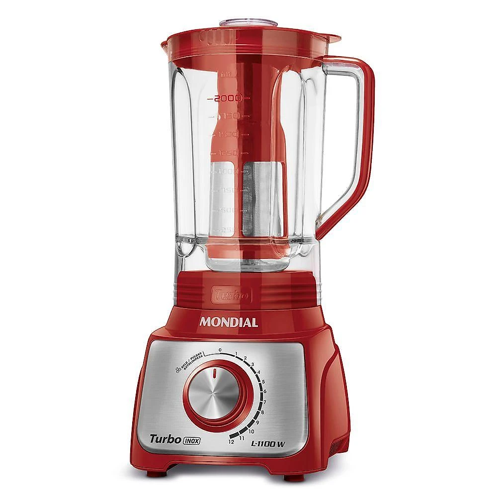 Liquidificador Mondial Turbo Inox 3l L-1100-ri Liquidificador L-1100-ri 220v/60hz . 220V
