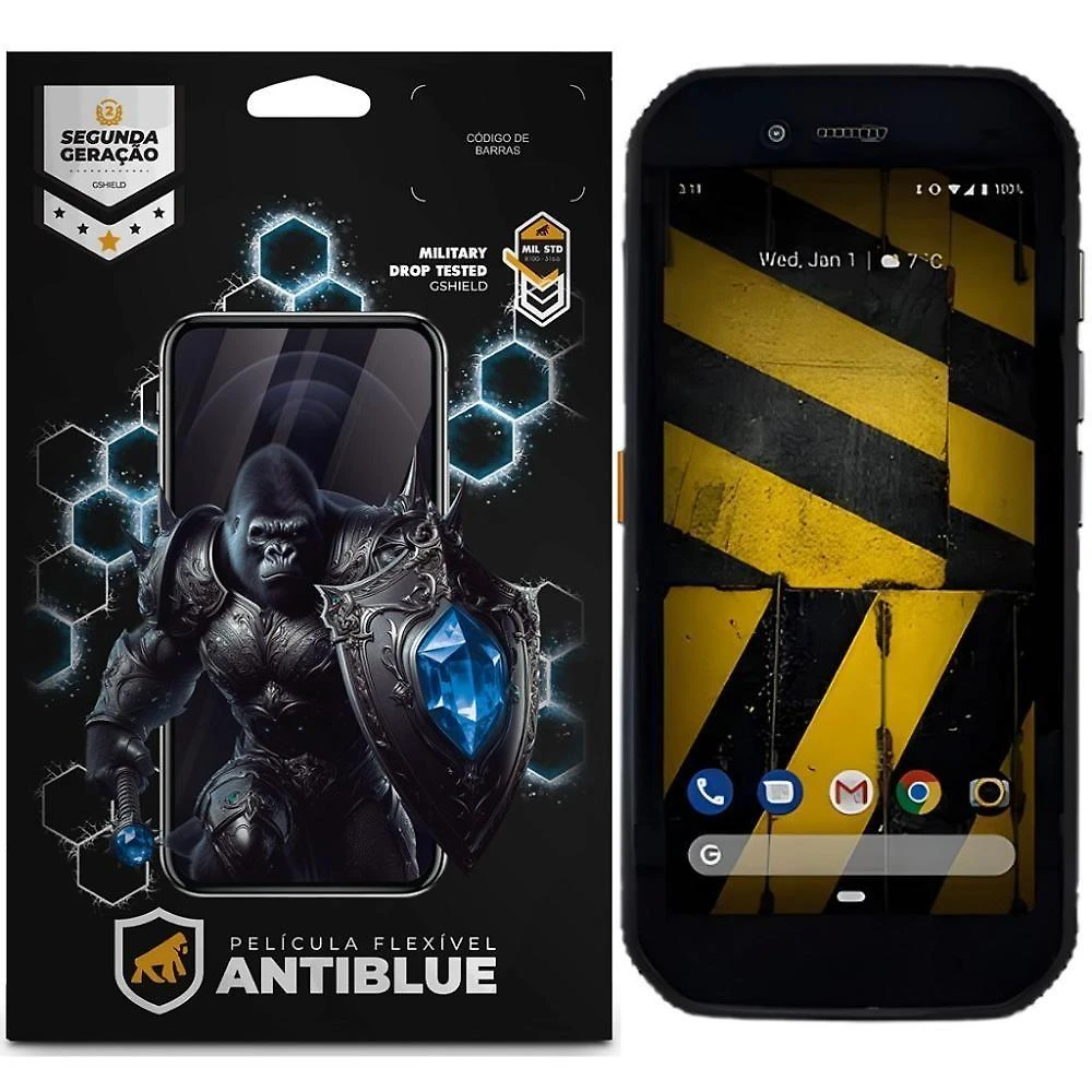 Película para Celular Gshield S42 Antiblue com Proteção Contra Luz Azul Transparente 1 Unidade