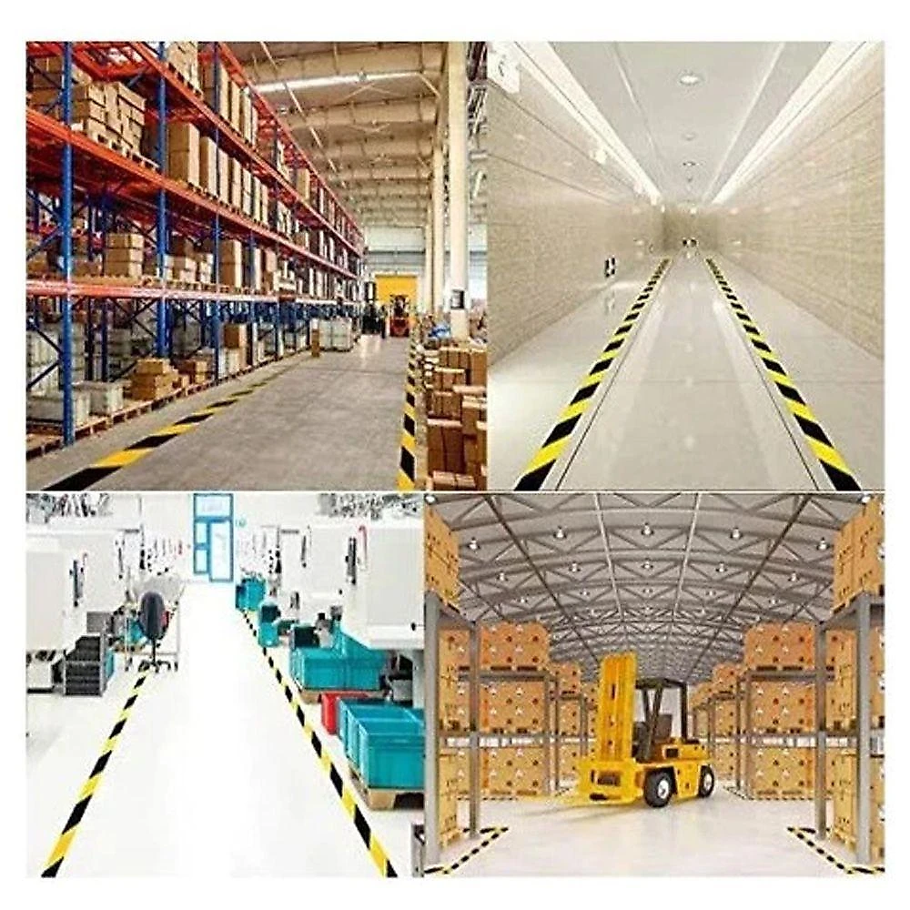 Fita Adesiva Sinalizaçao 10 Metros Demarcaçao Segurança Atençao Orientaçao Multiuso Sinalizadora