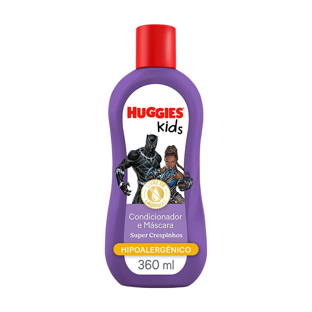Condicionador Infantil Huggies Kids Super Crespinhos 360ml
