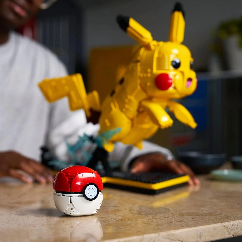 Lego®  pokémon™ - pikachu e pokebola amarela