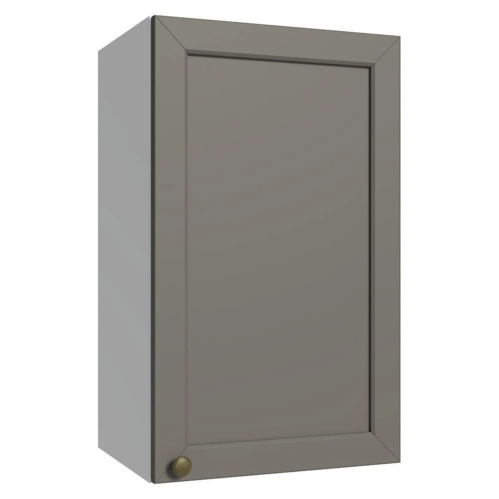 Armário aéreo 40 cm 1 porta branco/cinza vik madesa