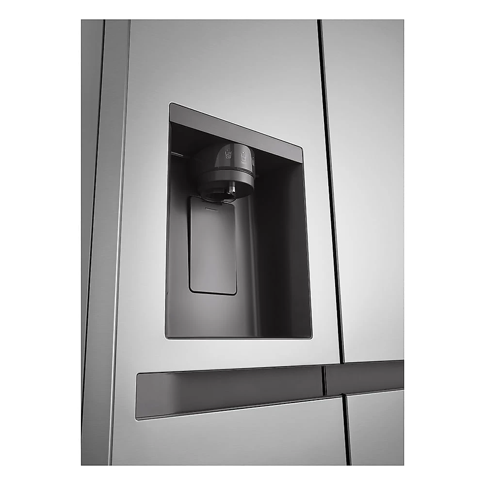 Refrigerador Smart Side by Side LG de 02 Portas Frost Free Inverter, 638L, Inox - GC-L267KLQ Bivolt