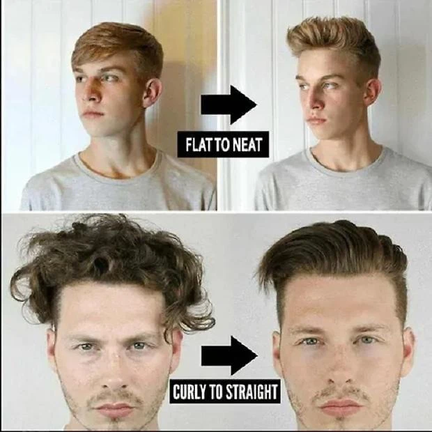 Miniatura Alisador Barba Cabelo Masculino Modelador Elétrico Chapinha