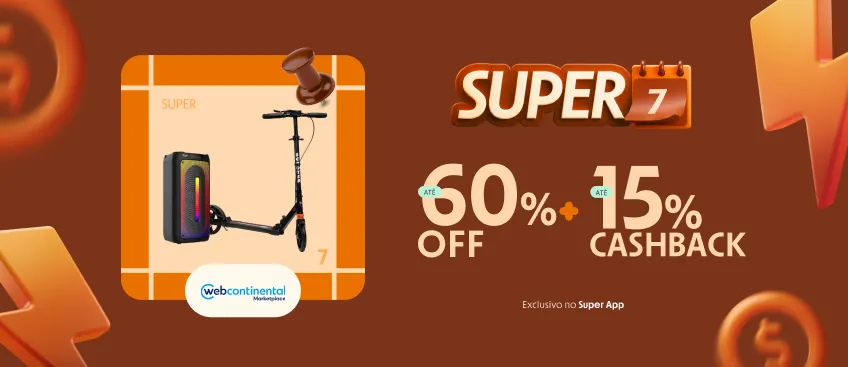 Webcontinental Marketplace com até 15% de cashback
