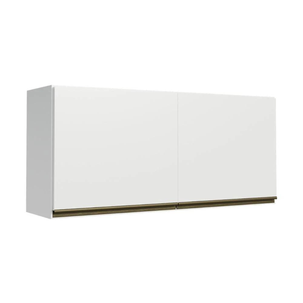 Armário Aéreo 2 Portas 120CM MDP Branco Multimóveis