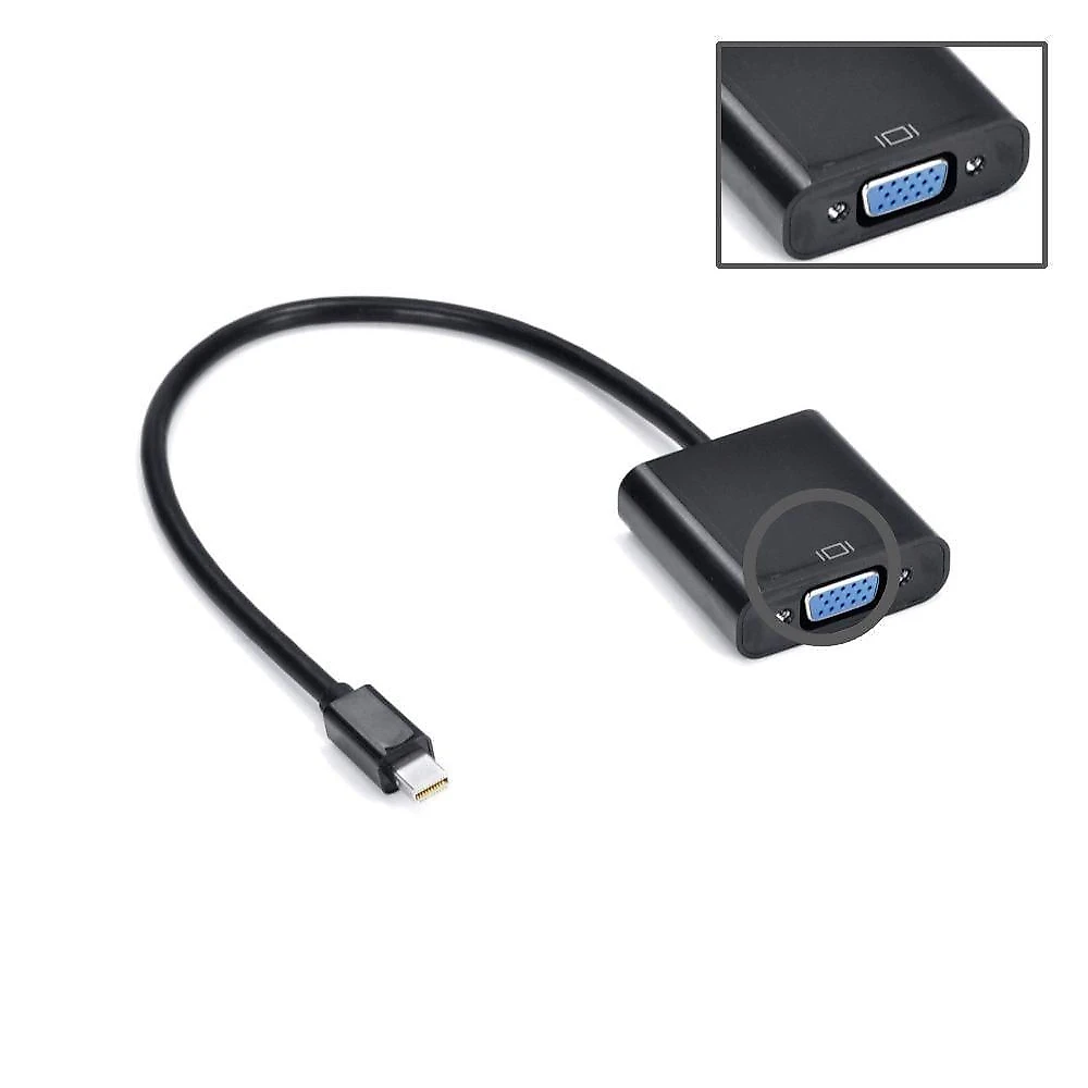 Cabo Adaptador Mini Displayport para VGA Fêmea 30CM Vkoem