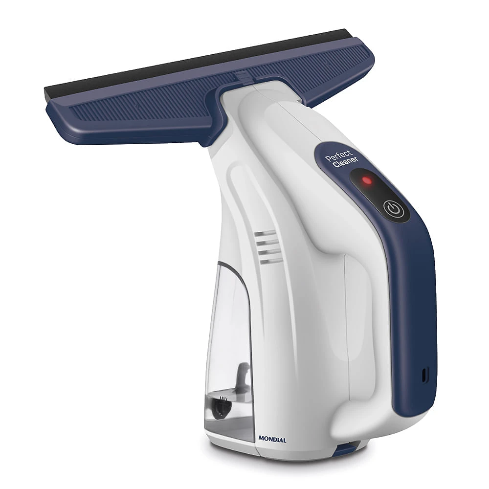 Limpador de Vidro a Vácuo Perfect Cleaner Mondial Branco/Azul LV-01-BI