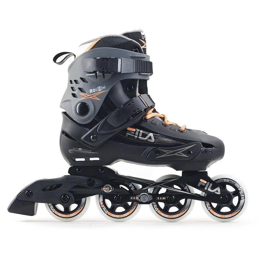 Patins Fila Houdini Profissional Cinza Salmão 80mm Abec 7 38.5