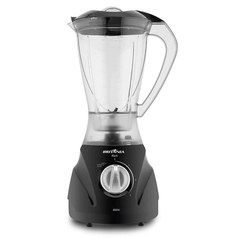 Liquidificador Britânia Black, 2,1 Litros, Preto 
