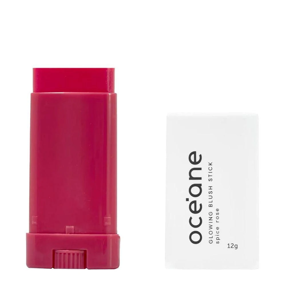 Blush em Bastão Limited Glowing Stick Multifuncional Fácil Espalhabilidade Rosa Oceane