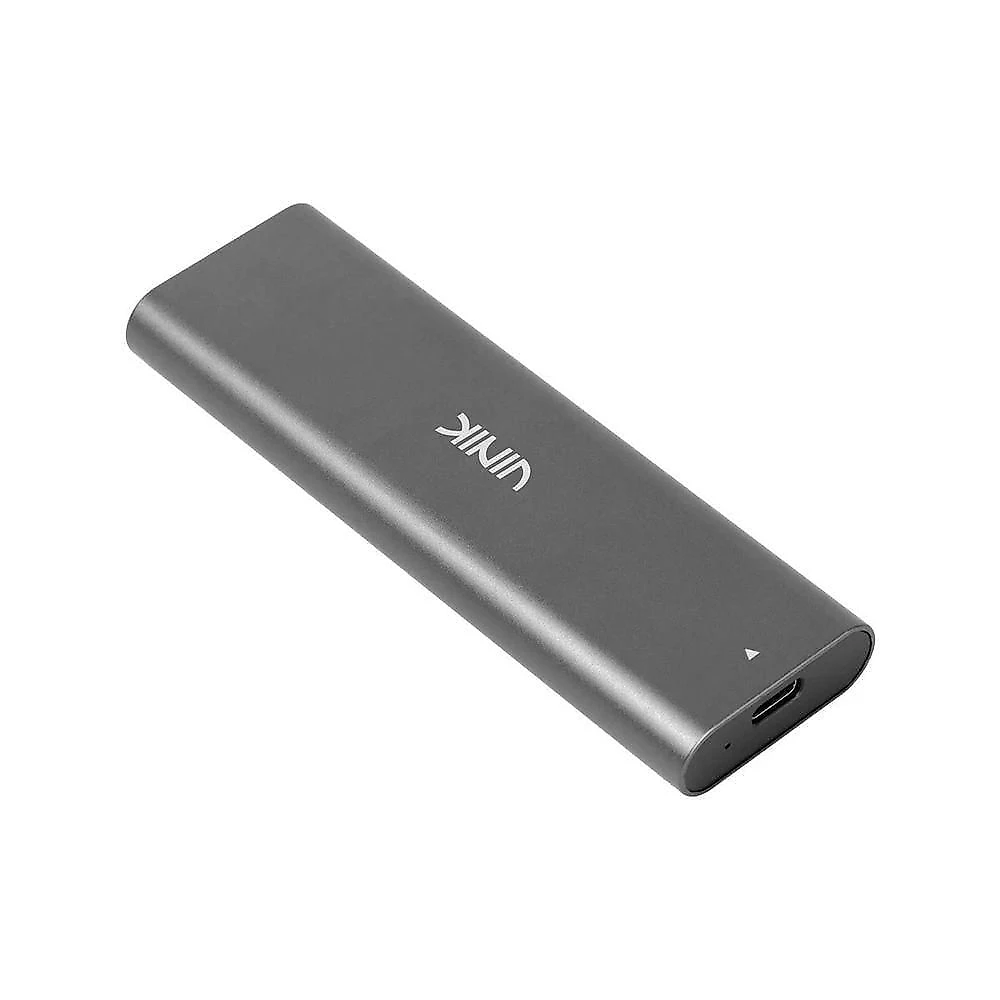 Case Externo para SSD M.2 CSM2C Compatível com Nvme e SATA USB Type C 3.1 Prata Vinik