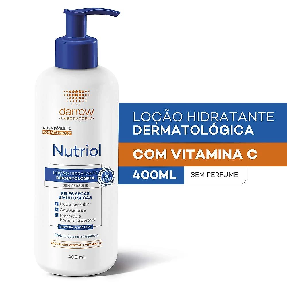 Loção hidratante darrow nutriol - sem perfume 400ml