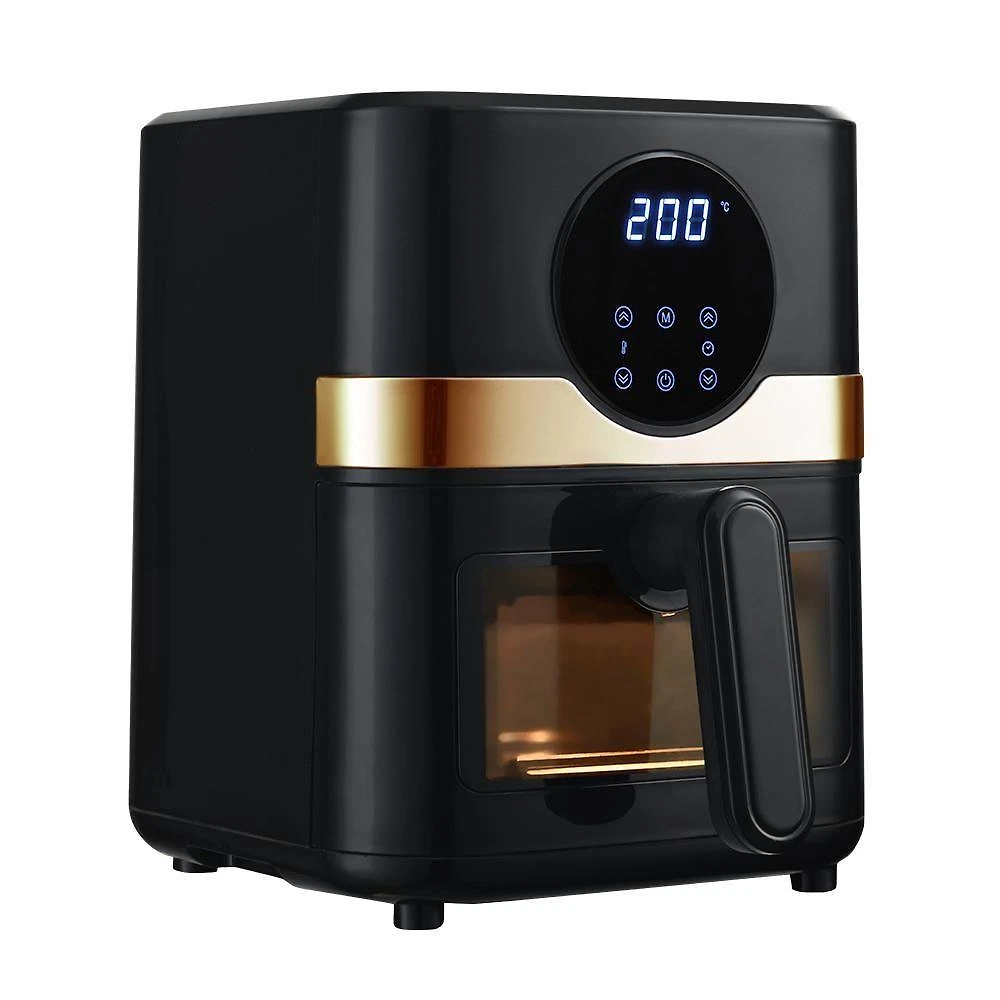 Air Fryer Fritadeira Elétrica Digital Extream 4,3l - Preta E Dourada 220v Dourada 220v