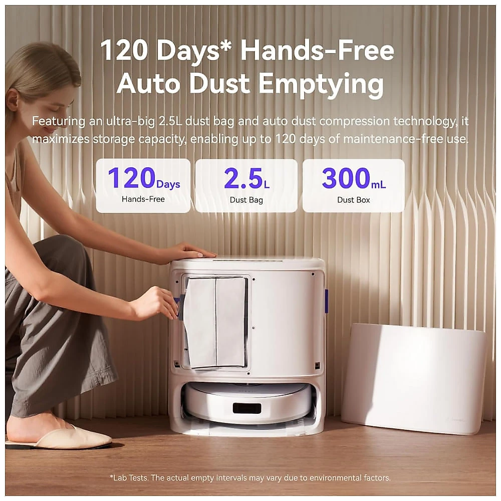 Robô Aspirador e Mop NARWAL Freo X10 Pro Branco 11.000Pa Sucção Auto Esvaziamento Base com Secagem