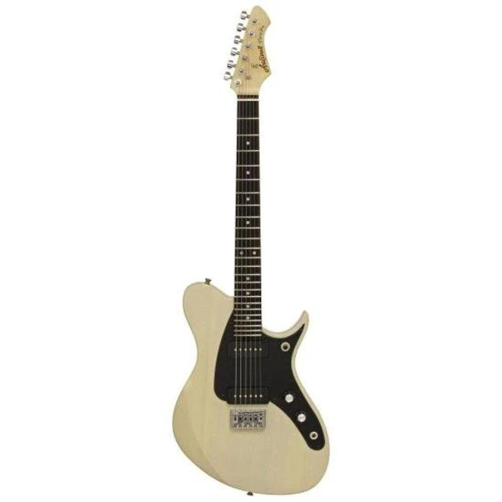Guitarra Elétrica Aria Pro II J-2 com Captadores AMP-90, see-through Vintage White Aria Guitars