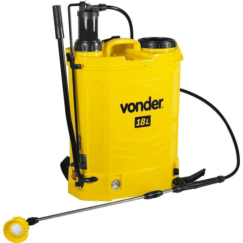 Pulverizador Costal 2 Em 1 Manual-bateria Lítio 18l Vonder