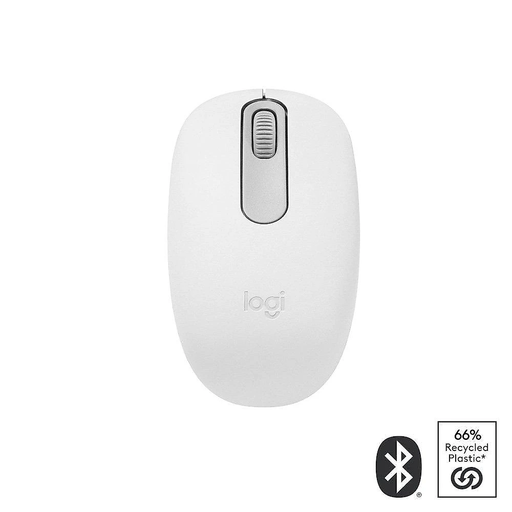 Mouse Sem Fio Logitech M196, Ambidestro Compacto, Bluetooth, Compatível com PC e Mac, Branco - 910-007457