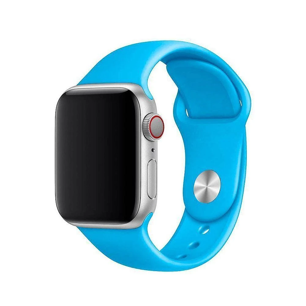 Pulseira Azul Piscina Para Apple Watch, Iwo, W26 - Ml 42Mm