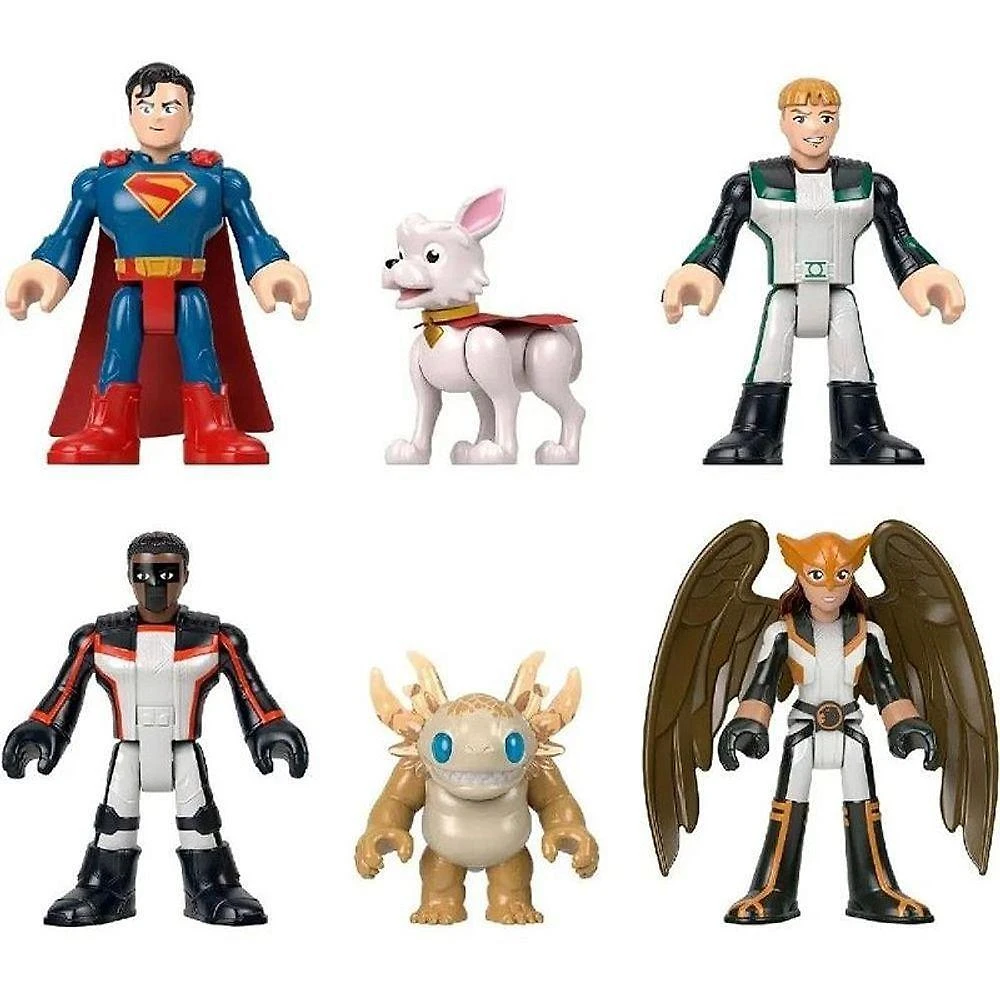 Brinquedo Imaginext Superman Multipack 6 Figuras Articuladas Mattel