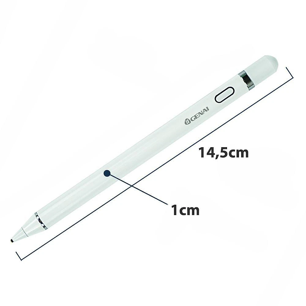 Caneta Touch Stylus Ponta Fina – Ideal Para Desenhos, Anotações E Estudos - Alta Precisão Universal Tablet