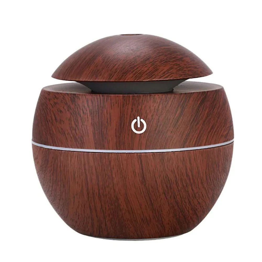 Umidificador Purificador De Ambientes Usb Ultrassonico Mogno 110v/220v Bivolt