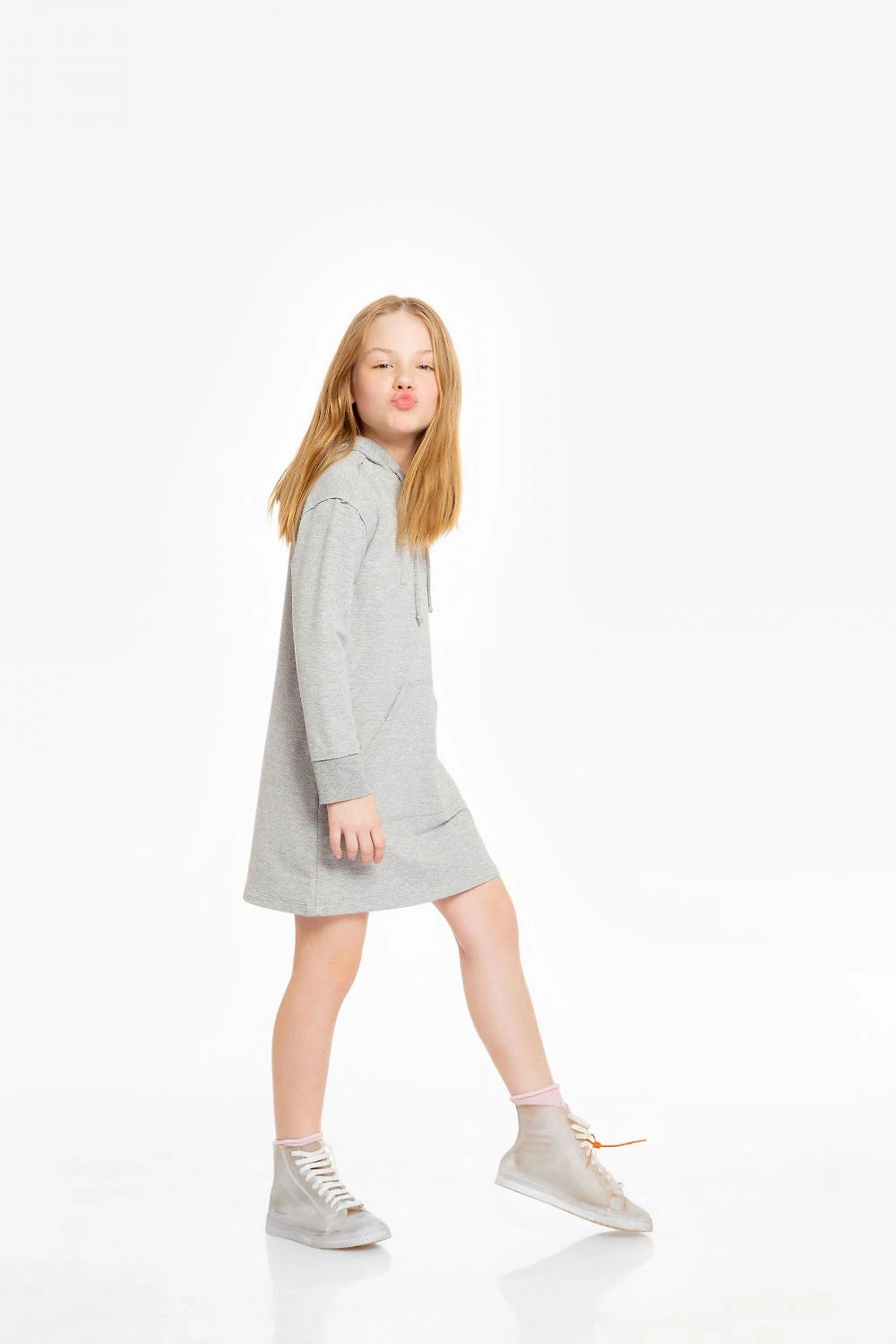 Vestido Comfy LIVE! Kids - Cinza - LIVE!