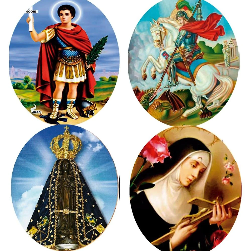 KIT - 4 Adesivos - Devoções populares
