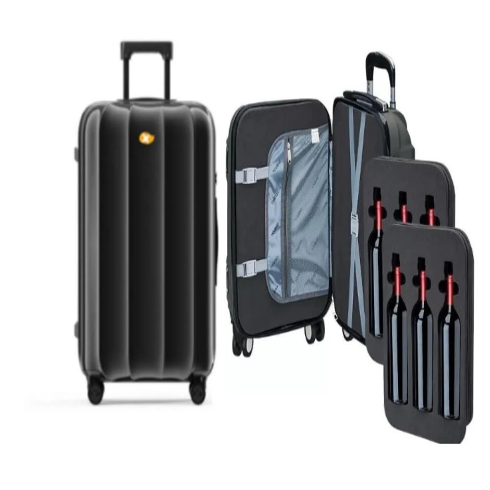 Winebag Bordô Transporte Seguro 6 Garrafas