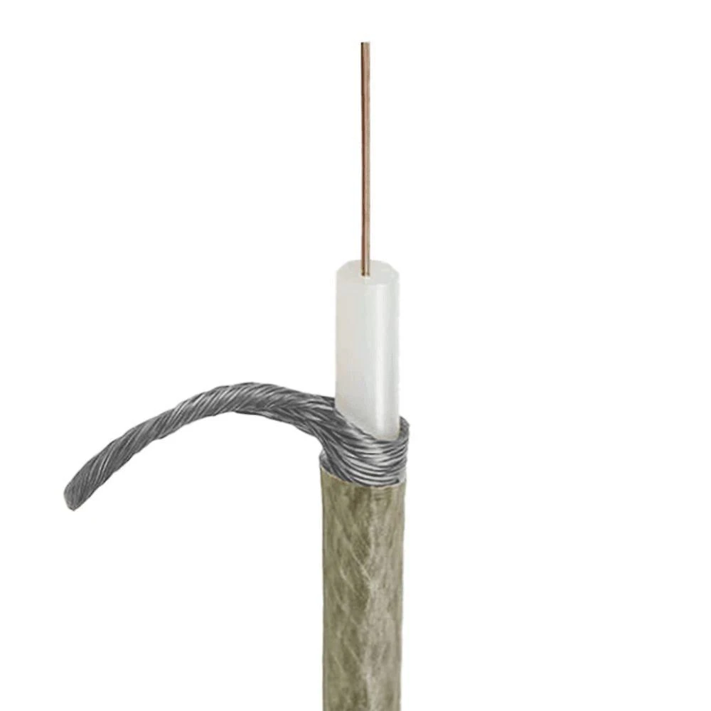 Fio Coaxial Rf24 24awg Capa Cristal Dupla Blindagem