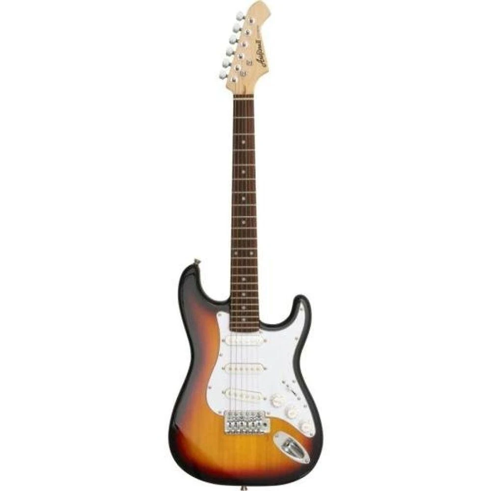 Guitarra Elétrica Pro II STG-Mini com 3 Captadores Single Coil, 3 Tone Sunburst Aria Guitars