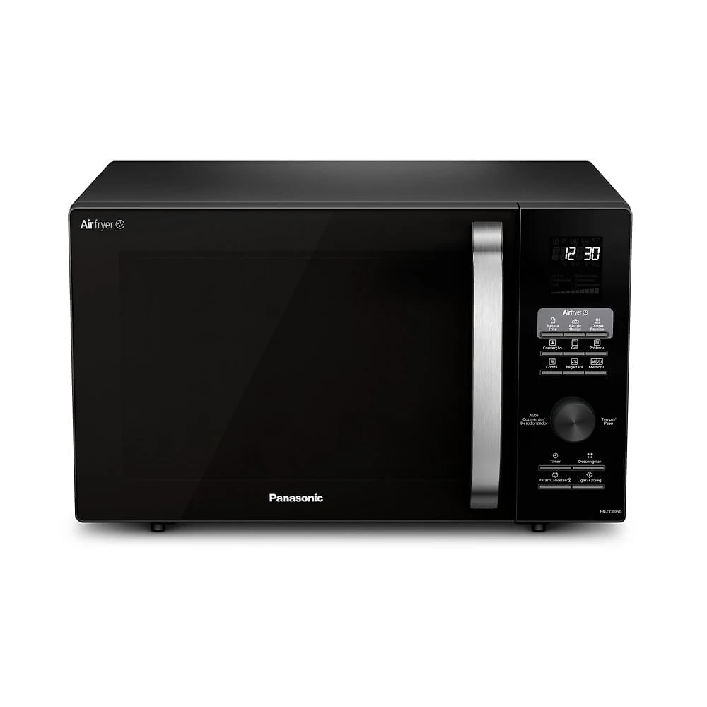 Microondas Air Fryer Panasonic 30l Preto  NN-CD89NBRUN