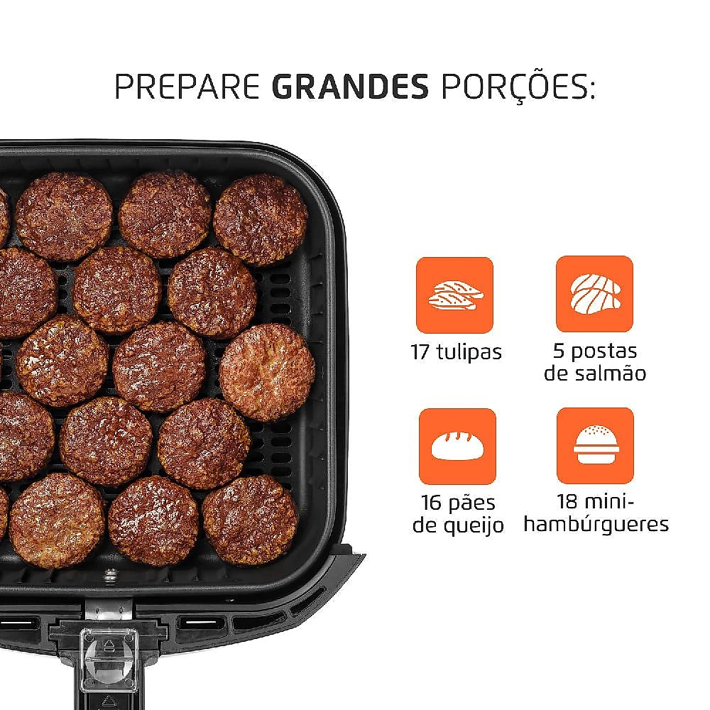 Fritadeira Mondial Air Fryer 5 Litros AFN50BI Preta 220V 220V