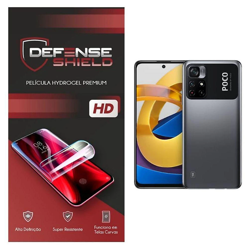 Pelicula Hydrogel Premium Proteção Frontal + Verso Para Poco M4 Pro Defense Shield