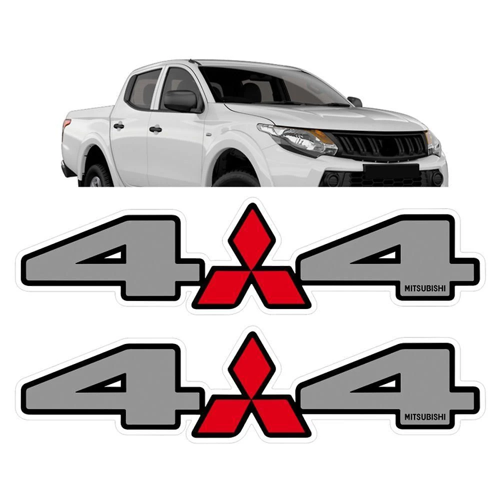 Mitsubishi Triton 4x4 Em Vinil Sem Resina Preto