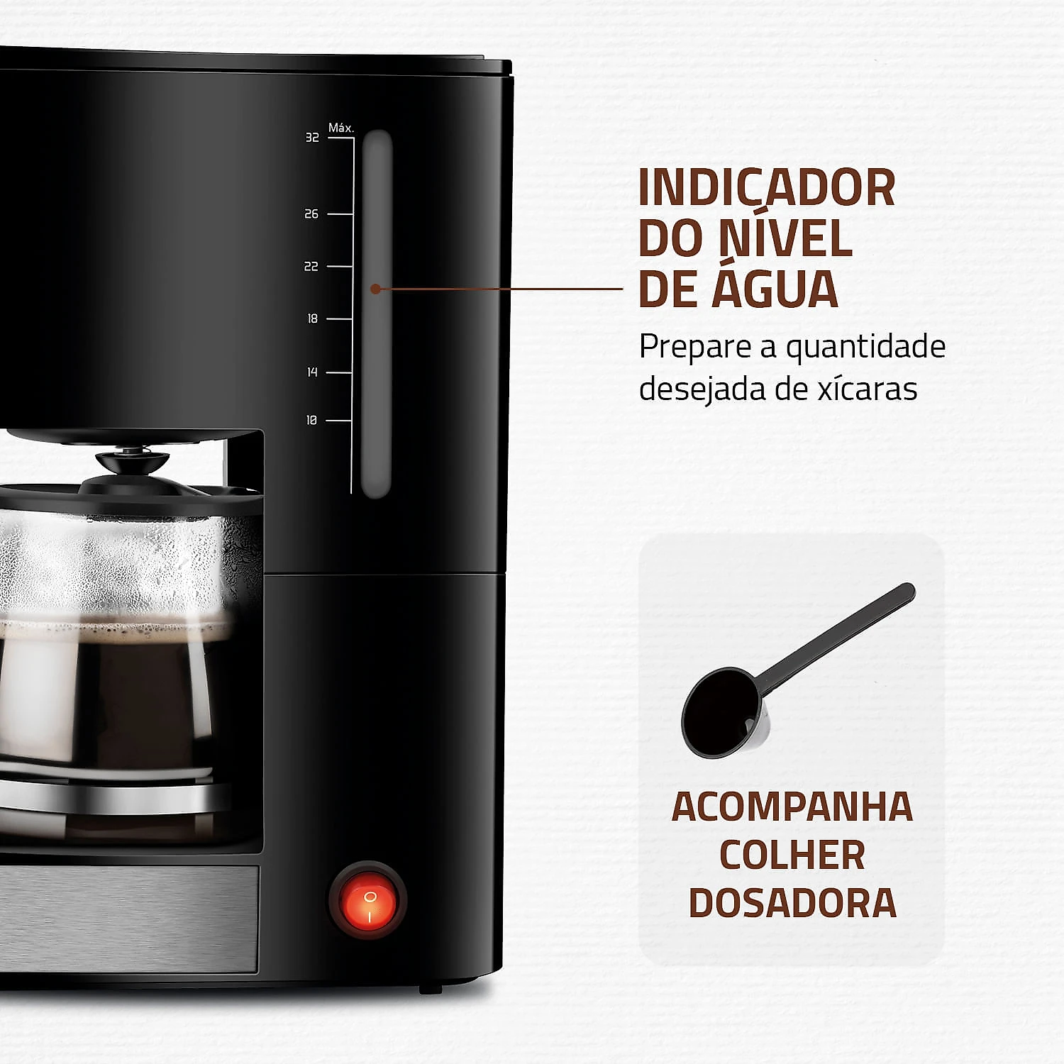 Cafeteira Elétrica Mondial C-44-32X-SI CAFETEIRA C-44-32X-SI 127V/60HZ .