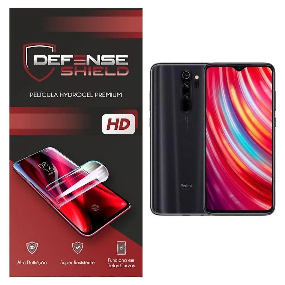 Pelicula Hydrogel Premium Proteção Frente + Verso Para Xiaomi Redmi Note 8 Pro Defense Shield