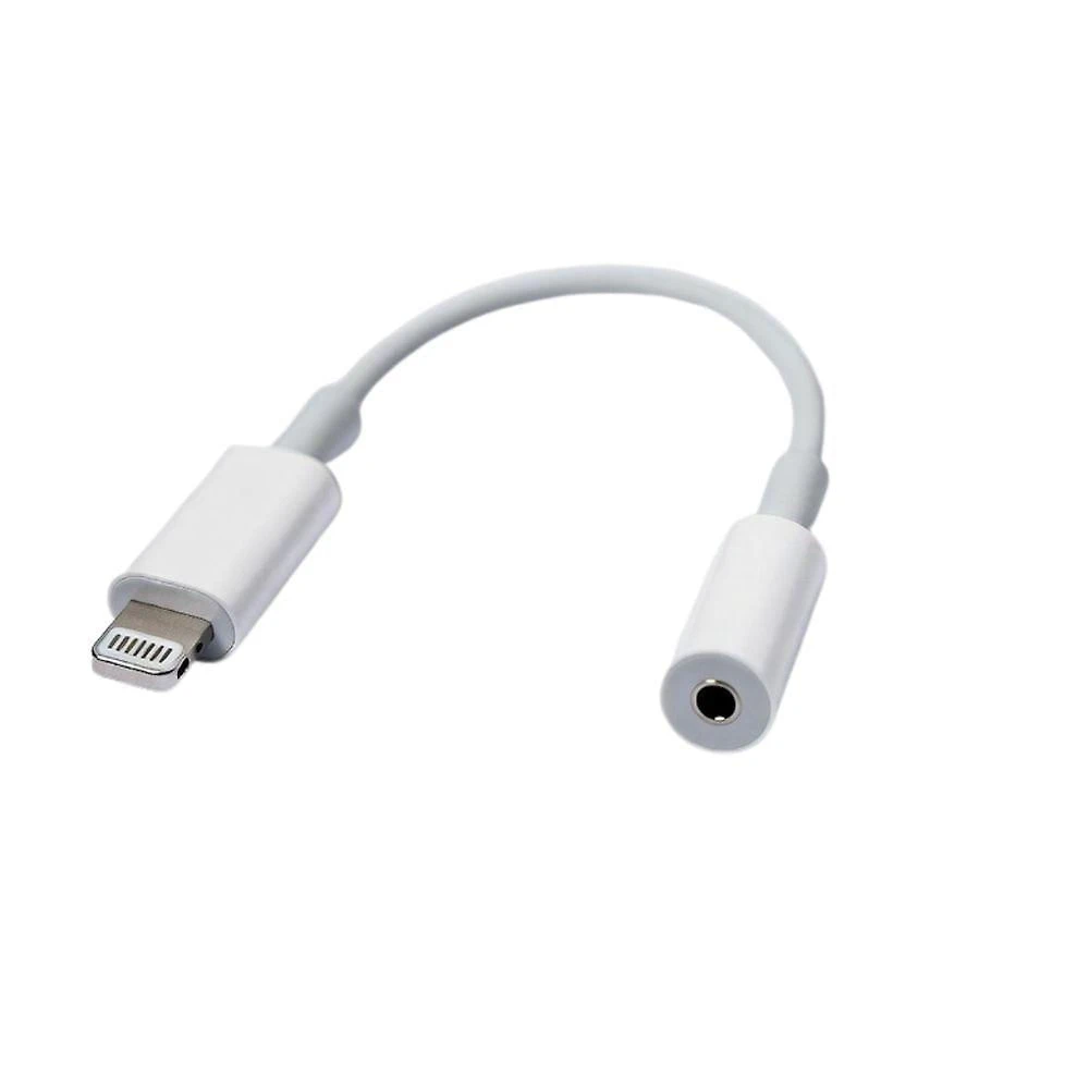 Adaptador de Áudio Lightning MDM para P2 3,5mm Som Premium para Fone Branco