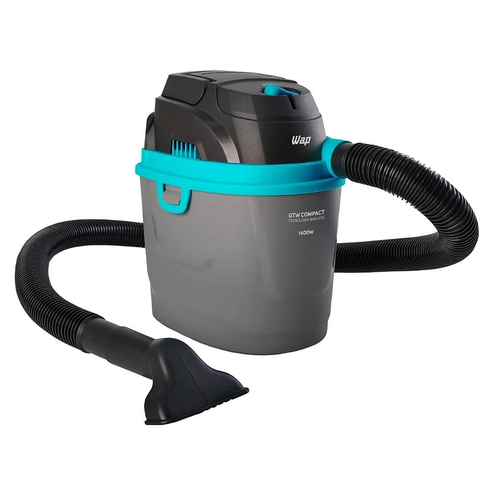 Aspirador de pó e Água portátil 1400w 150 mbar 5,5 litros pequeno e potente com soprador wap gtw compact 127v