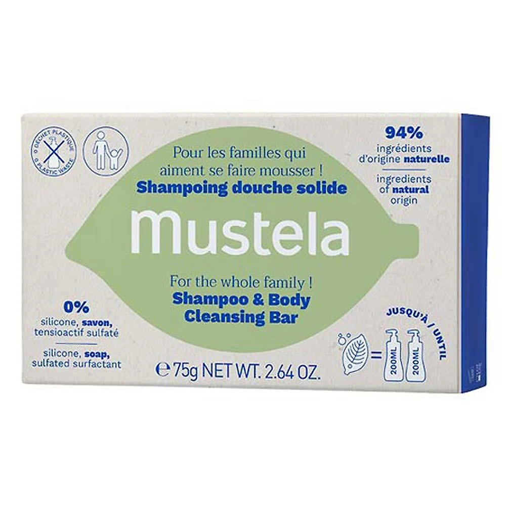 Mustela shampoo sólido 75g