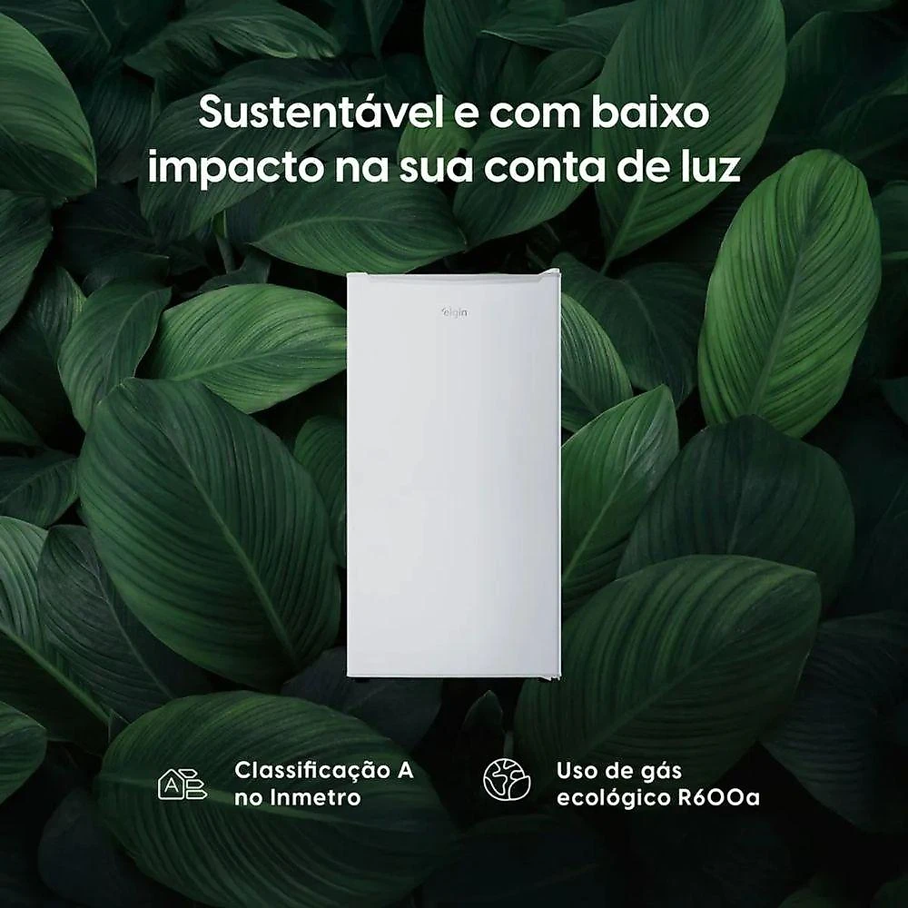 Frigobar Elgin 1 Porta Degelo Manual 93L Extra Frio BAFN093D1NA Branco 110V