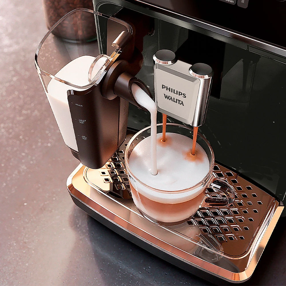 Cafeteira Philips Walita Espresso Superautomática LatteGo Série 2300 Cinza e Preto - EP2330 110