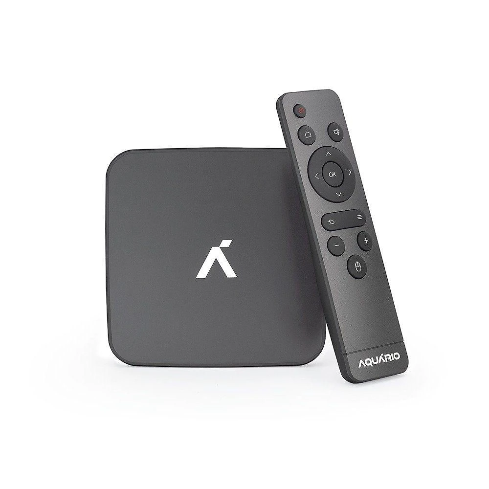 Receptor Smart TV Box Aquário STV-3000Plus 4K 60 Fps Wi-Fi Dual Band 16GB Android 11