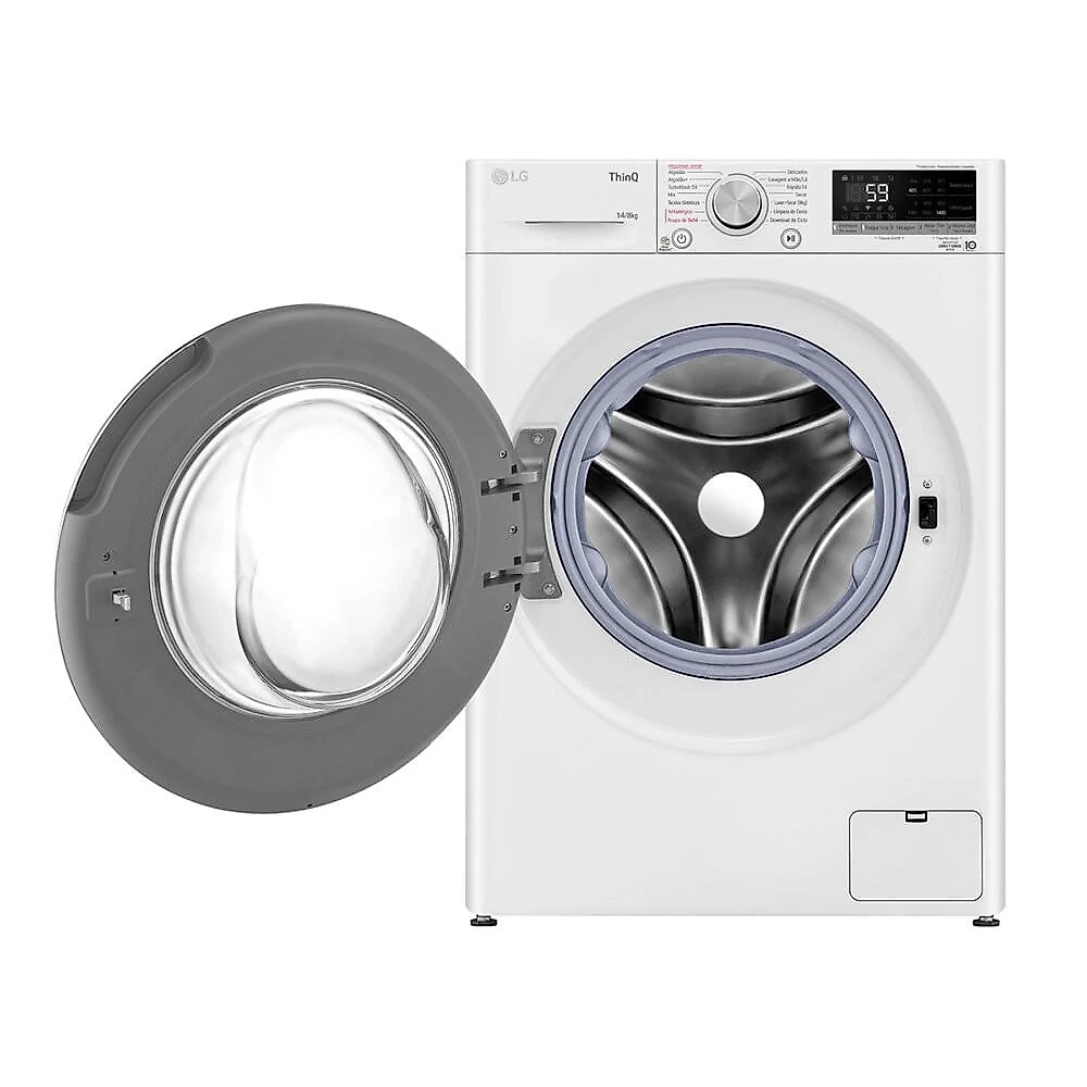 Lava e Seca Smart LG 14kg com Inteligência Artificial AIDD LG Branco - 110V