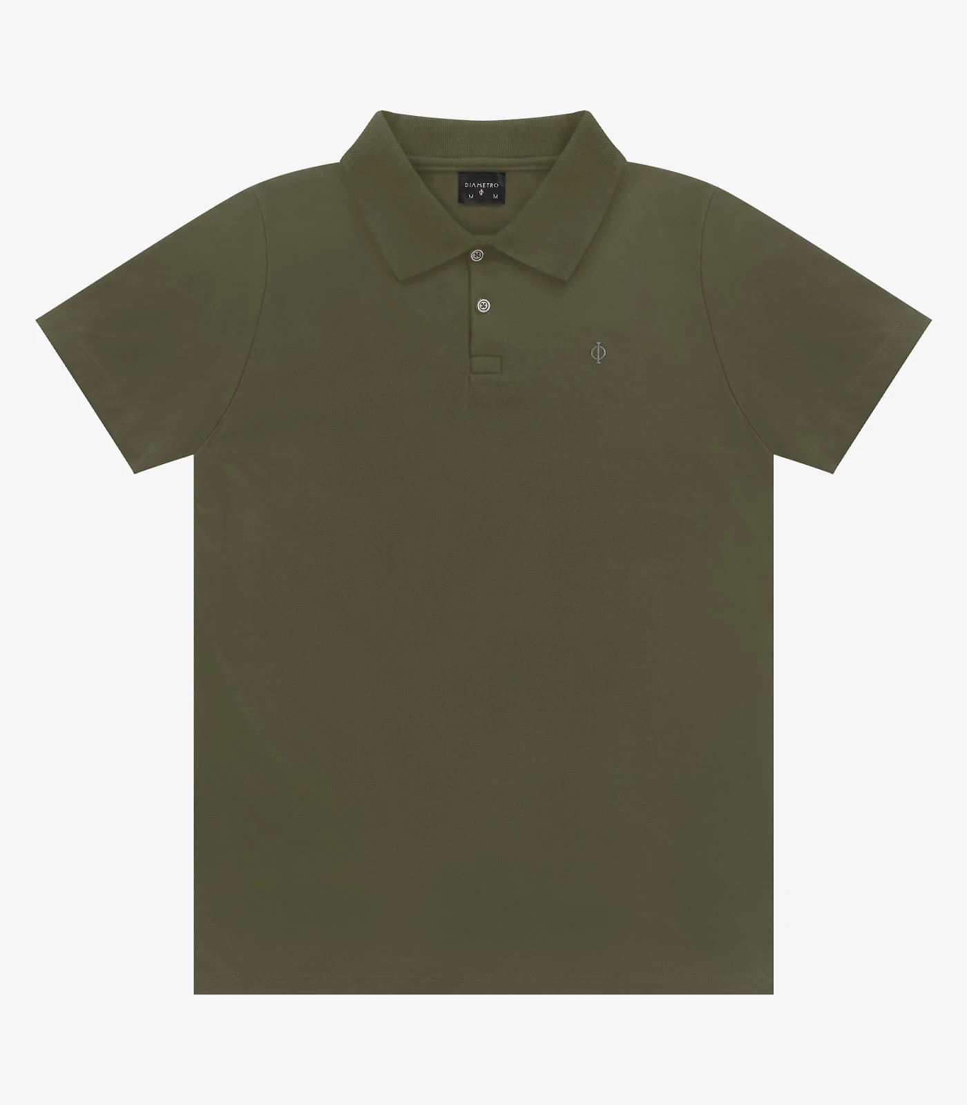 Camisa Polo Básica Masculina Diametro Verde