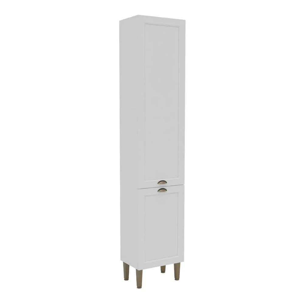 Paneleiro De Cozinha Americana 45cm Com 2 Portas Multimóveis Cr20491 Branco