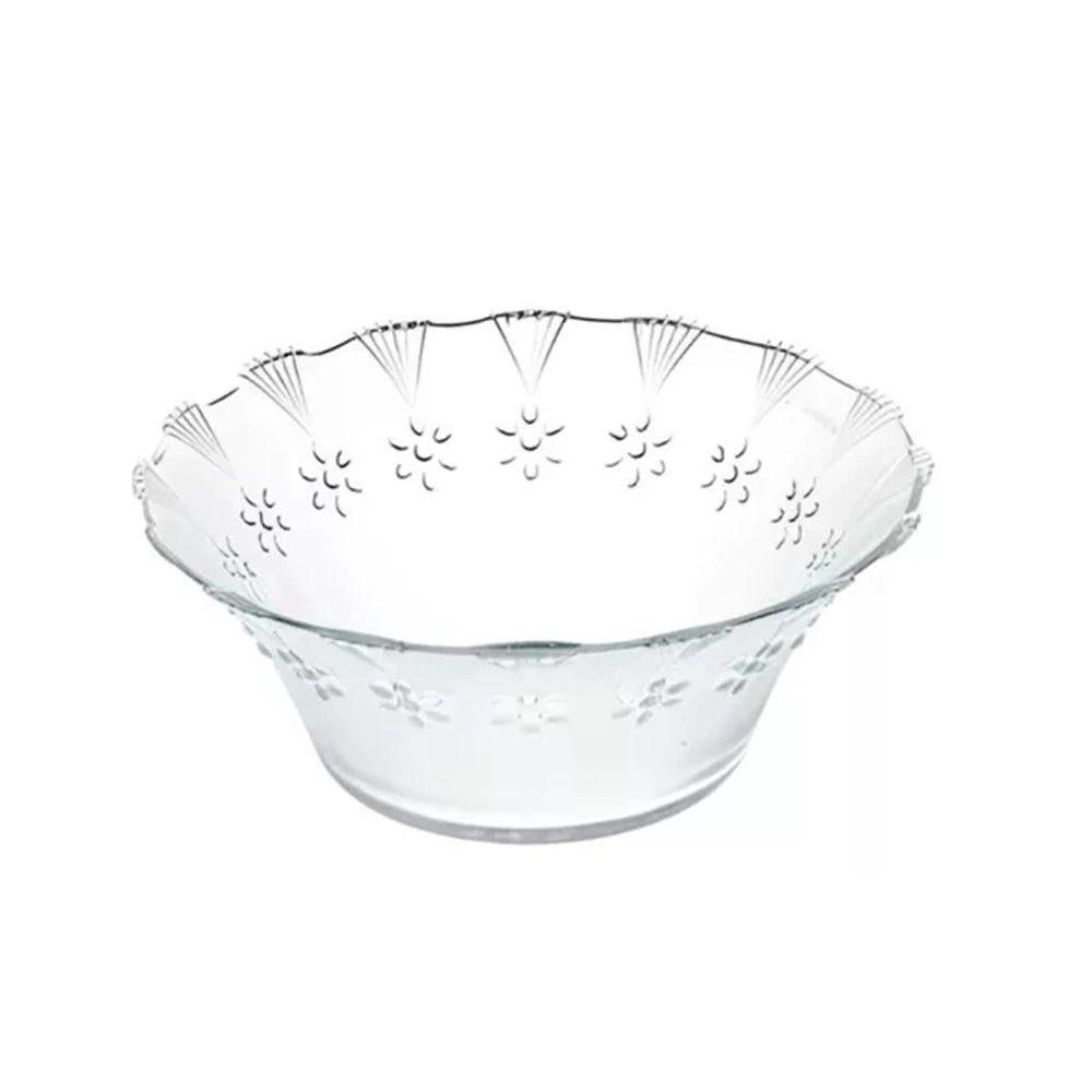 Jogo De Sobremesa 6 Taças Mini Bowl Vidro Transparente Cotton 100ml Em Casa Tem