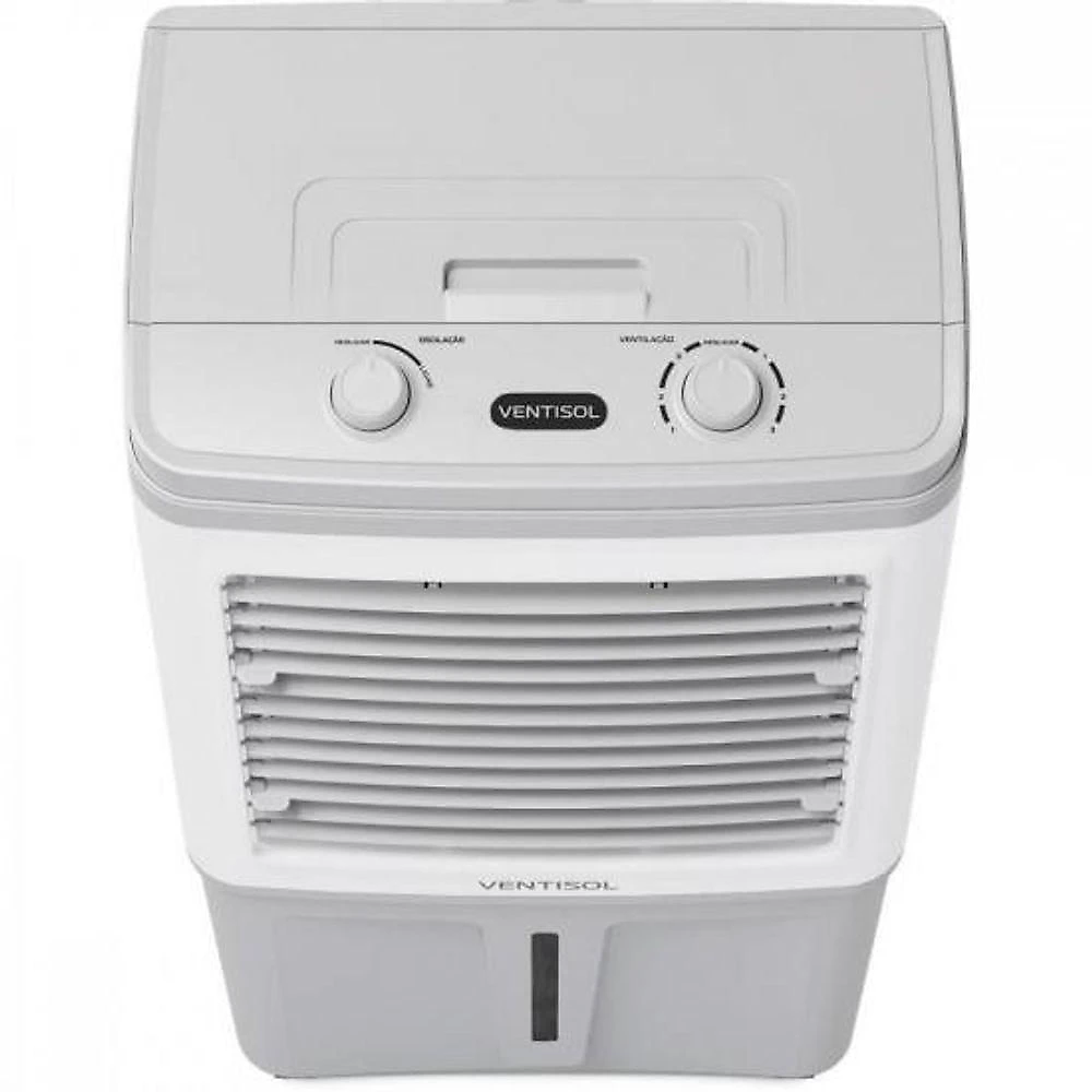 Climatizador de Ar 60L com Tripla Função Climatiza Umidifica e Ventila 150W Branco Cinza Clipro 110V