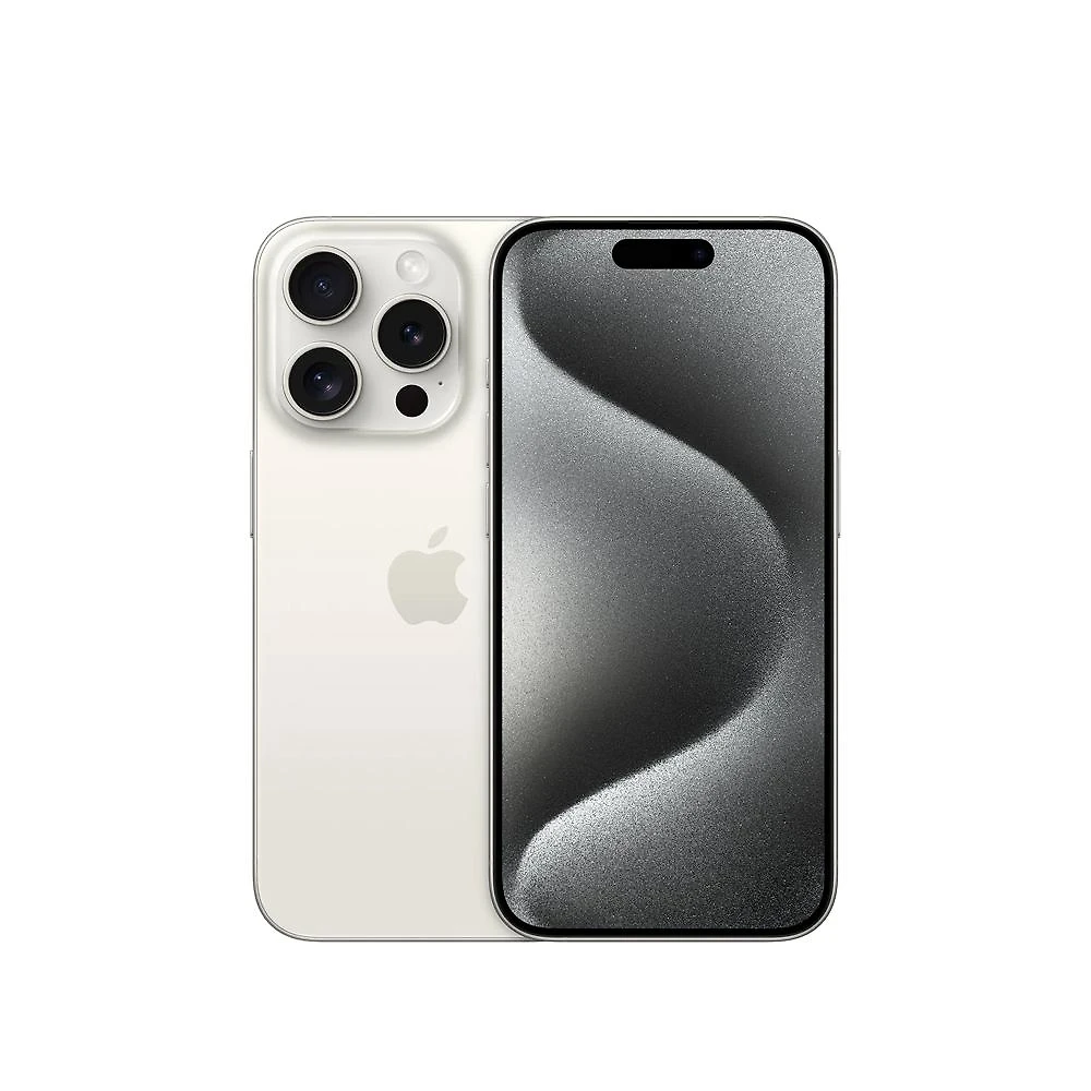 Seminovo iPhone 15 Pro Titânio Branco, 128GB - Condição Excelente